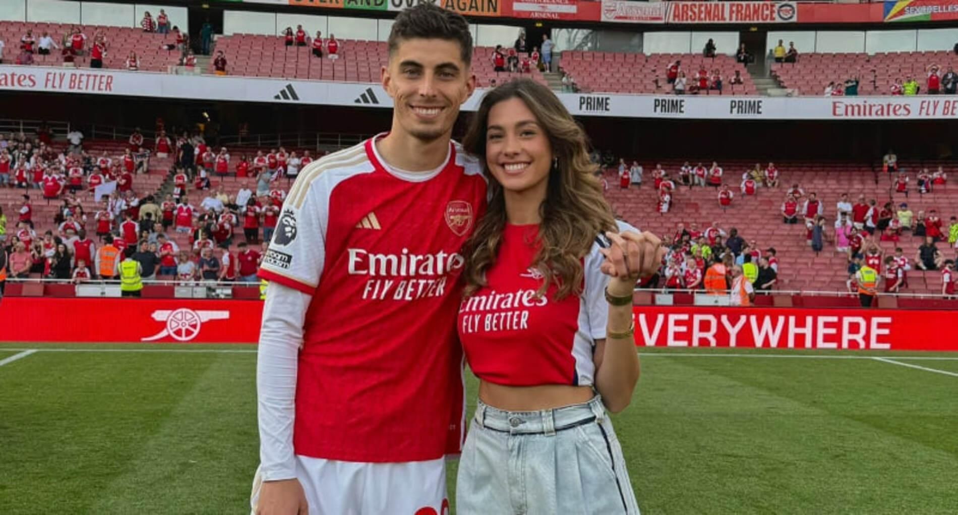 Кай Хаверц із дружиною / Фото instagram.com/kaihavertz29