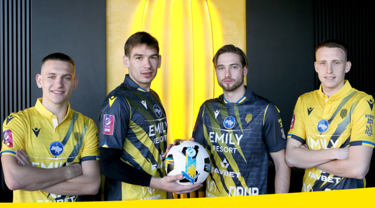 Рябов, Горін, Ременяк та Тлумак / Фото ФК Рух Рябов, Горін, Ременяк та Тлумак / Фото ФК Рух