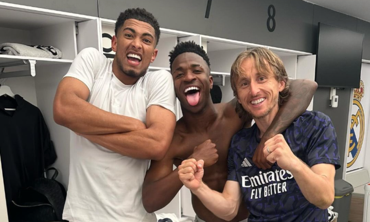 Беллингем, Винисиус и Модрич / Фото с X Беллингем, Винисиус и Модрич / Фото с X