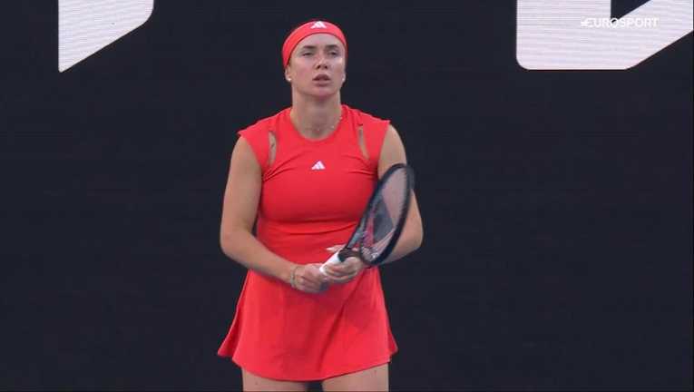 Элина Свитолина / Скриншот с трансляции Элина Свитолина / Скриншот с трансляции