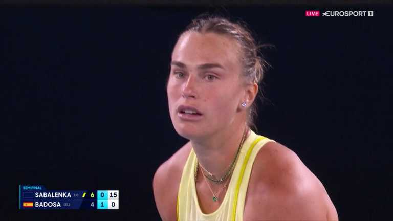 Аріна Соболенко / Скріншот Аріна Соболенко / Скріншот