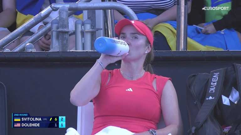 Еліна Світоліна / скріншот трансляції Еліна Світоліна / скріншот трансляції