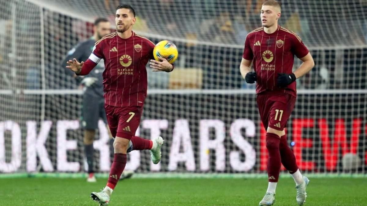 Пеллегрини и Довбик / Фото ANSA