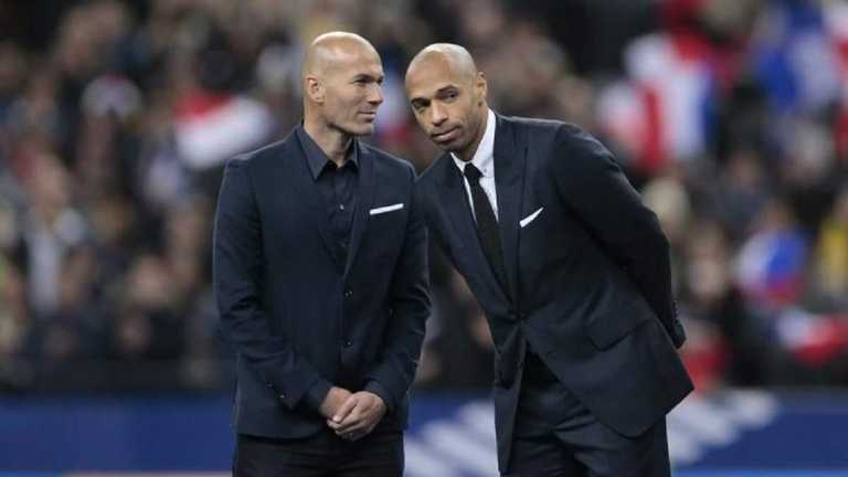 Зидан и Анри / Фото R. Martin/L'Équipe Зидан и Анри / Фото R. Martin/L'Équipe