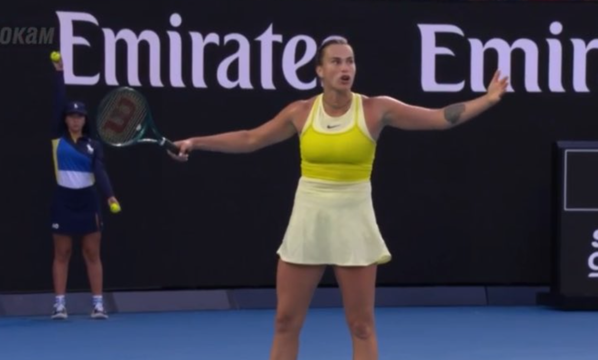 Арина Соболенко / Скриншот