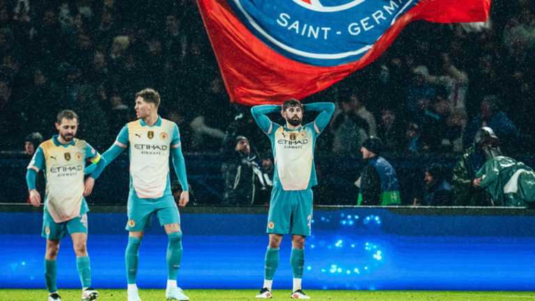 Гравці Ман Сіті у матчі з ПСЖ / Фото Манчестер Сіті Гравці Ман Сіті у матчі з ПСЖ / Фото Манчестер Сіті