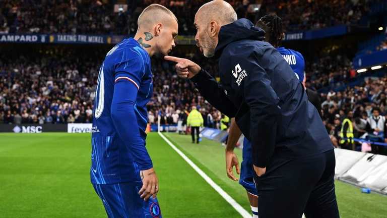 Мудрик і Мареска / Photo by Darren Walsh/Chelsea FC via Getty Images Мудрик і Мареска / Photo by Darren Walsh/Chelsea FC via Getty Images