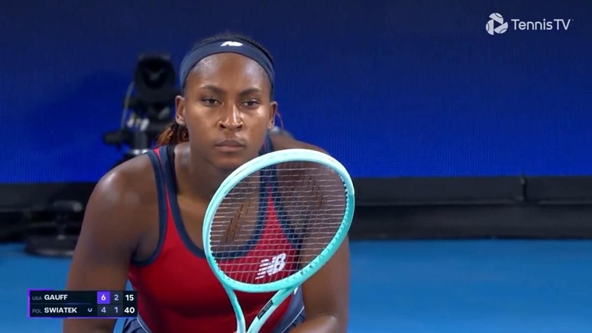 Коко Гофф / Скріншот з трансляції Коко Гофф / Скріншот з трансляції