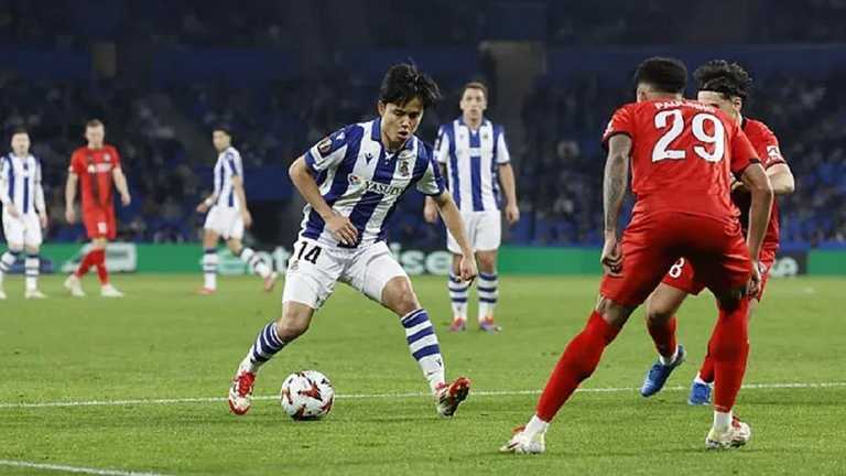 Реал Сосьєдад – Мітьюлланд – 5:2 / Фото EFE Реал Сосьєдад – Мітьюлланд – 5:2 / Фото EFE