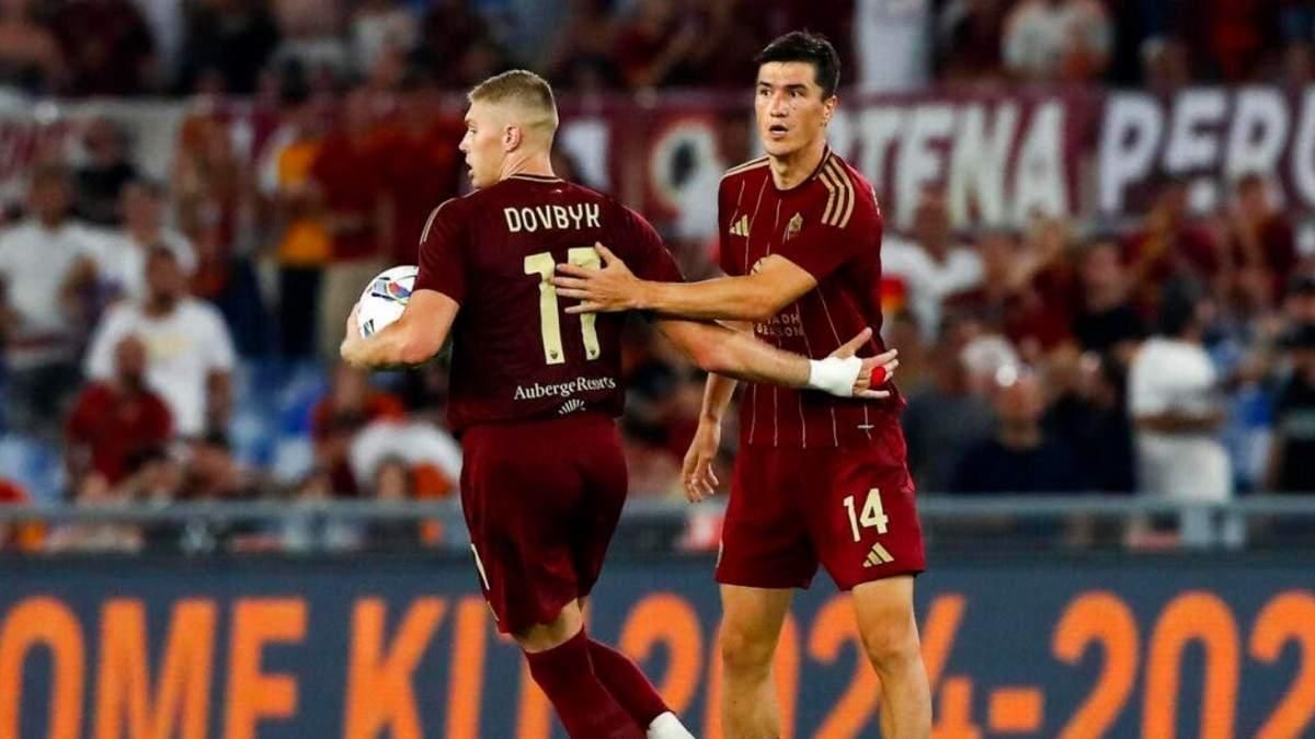 Артем Довбик и Эльдор Шомуродов / ANSA