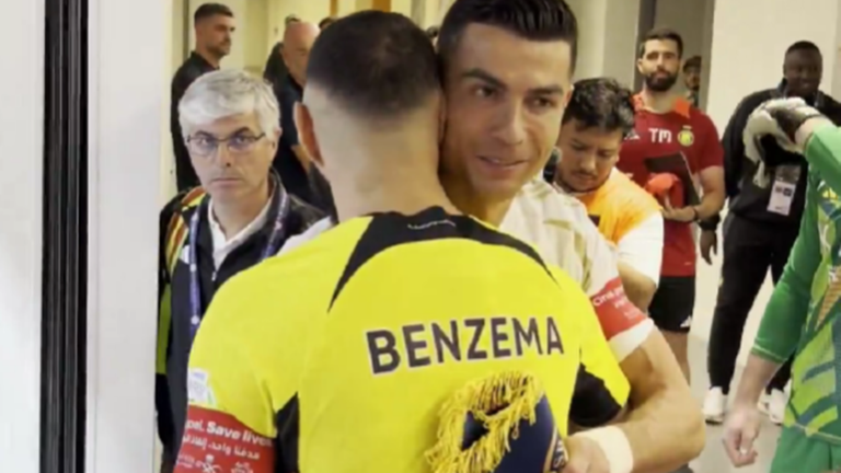 Бензема й Роналду / Скріншот з відео Бензема й Роналду / Скріншот з відео