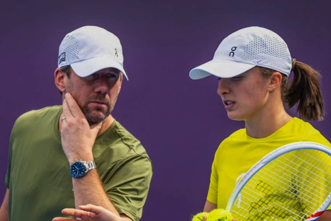 Свьонтек з тренером / Фото з Instagram Свьонтек з тренером / Фото з Instagram