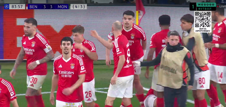 Бенфіка - Монако / Скріншот Бенфіка - Монако / Скріншот
