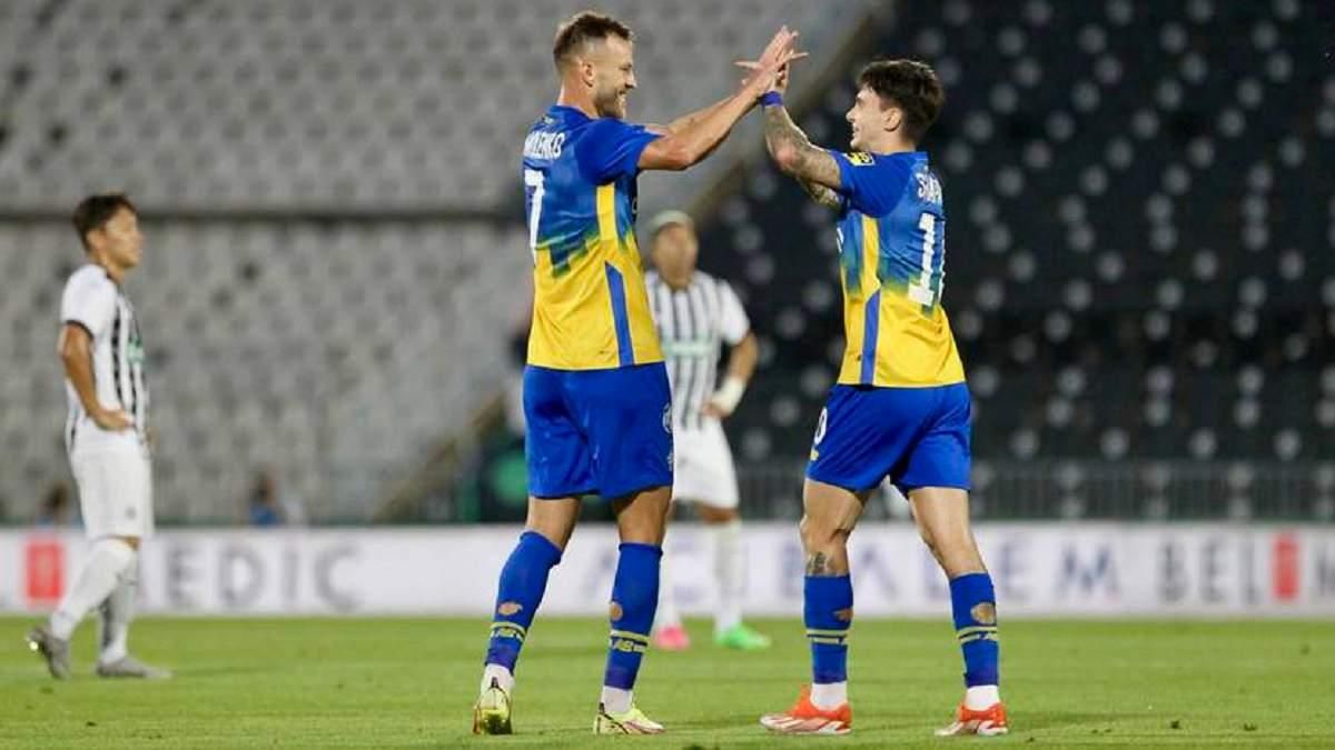 Андрей Ярмоленко и Николай Шапаренко / ФК Динамо