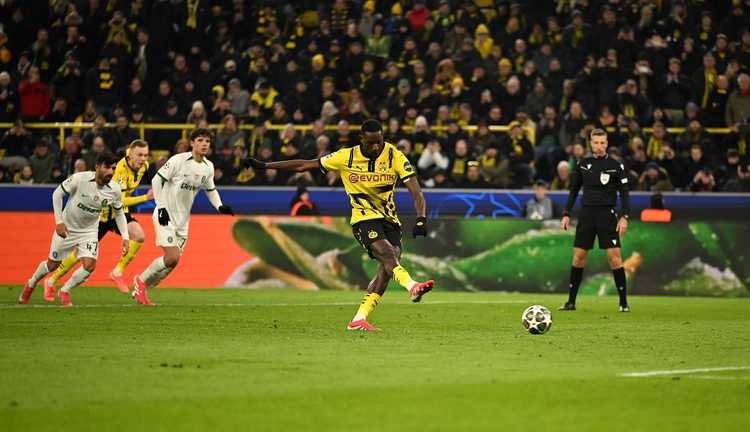 Борусія Д – Спортінг – 0:0 / Photo by Teresa Kröger – UEFA/UEFA via Getty Images