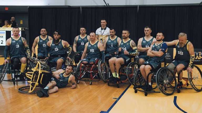 Збірна України з баскетболу на кріслах колісних / Фото Оксана Сенів / Суспільне Збірна України з баскетболу на кріслах колісних / Фото Оксана Сенів / Суспільне