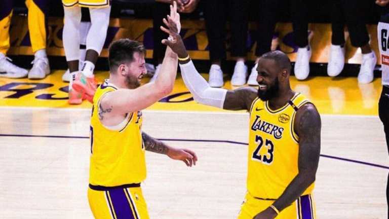 Лука Дончіч та Леброн Джеймс / instagram.com/lakers Лука Дончіч та Леброн Джеймс / instagram.com/lakers