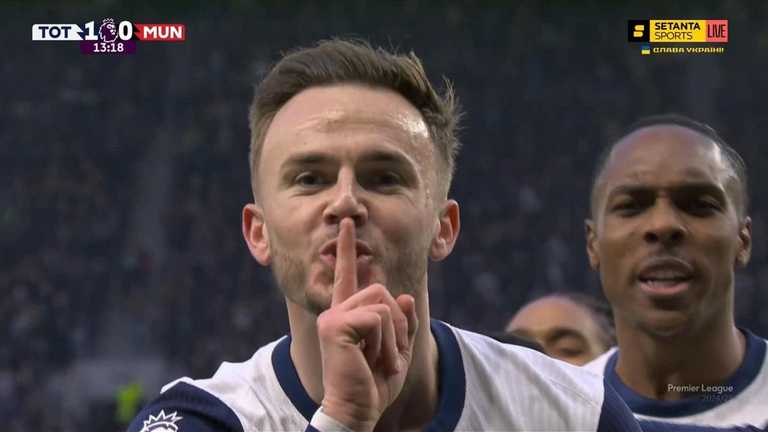 Мэддисон празднует гол / Скирншот из видео Мэддисон празднует гол / Скирншот из видео