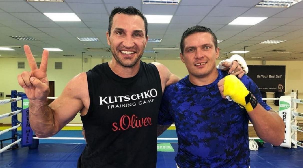 Кличко-молодший і Усик / Фото зі соцмереж