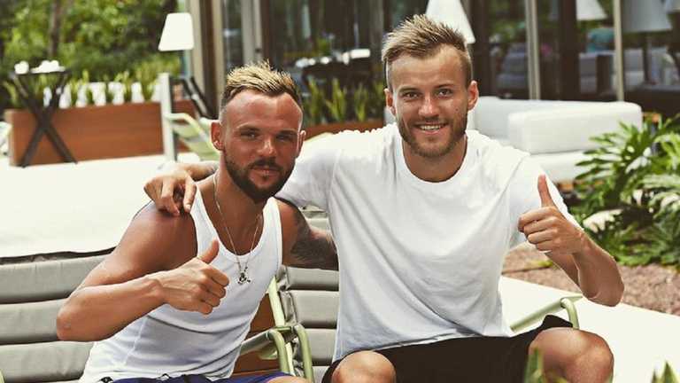 Морозюк і Ярмоленко / Фото зі соцмереж Морозюк і Ярмоленко / Фото зі соцмереж