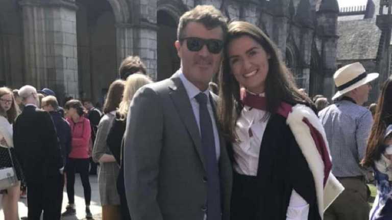 Рой Кін з донькою / Фото зі соцмереж Рой Кін з донькою / Фото зі соцмереж