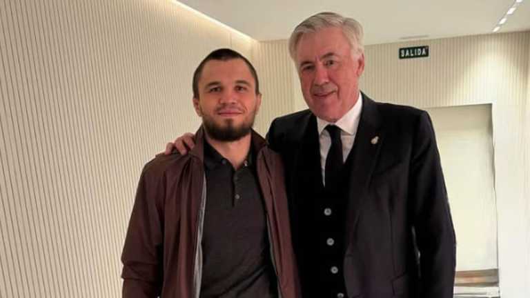 Умар Нурмагомедов и Анчелотти / Фото из Instagram Умар Нурмагомедов и Анчелотти / Фото из Instagram