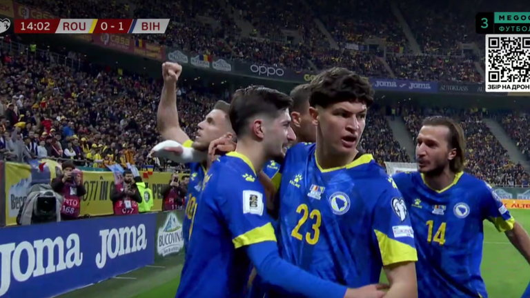 Румунія – Боснія / Скріншот Румунія – Боснія / Скріншот