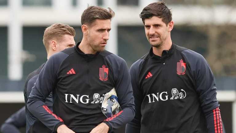 Коен Кастельс і Тібо Куртуа / Фото BRUNO FAHY/Belga/AFP via Getty Images Коен Кастельс і Тібо Куртуа / Фото BRUNO FAHY/Belga/AFP via Getty Images