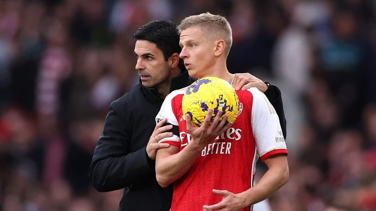 Микель Артета и Александр Зинченко / Photo by Alex Pantling/Getty Images