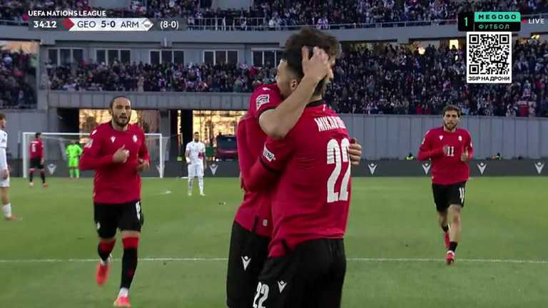 Збірна Грузії з футболу / Скріншот Збірна Грузії з футболу / Скріншот