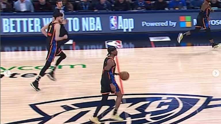 Оклахома розбила Денвер / Скріншот з трансляції Оклахома розбила Денвер / Скріншот з трансляції