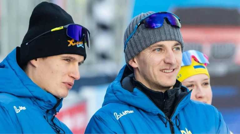 Віталій Мандзин та Дмитро Підручний / biathlon.com.ua/Dmytro Yevenko