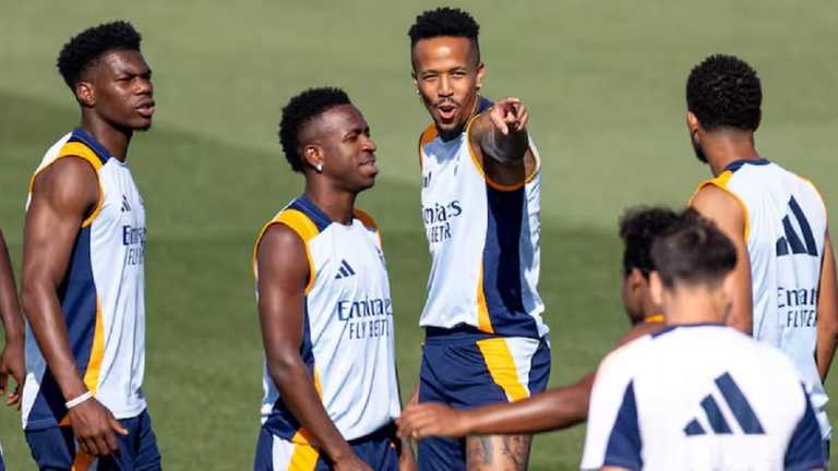 Едер Мілітао (в центрі) / Daniel Gonzalez / EFE Едер Мілітао (в центрі) / Daniel Gonzalez / EFE