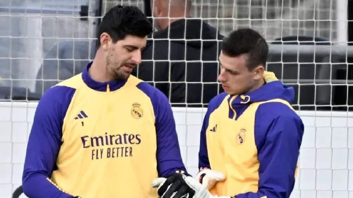 Куртуа и Лунин / Фото ФК Реал