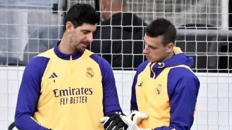 Куртуа и Лунин / Фото ФК Реал Куртуа и Лунин / Фото ФК Реал