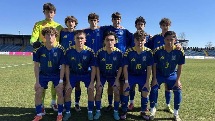 Сборная Украины U-17 вырвала победу у Словакии в последнем матче отбора на Евро-2025