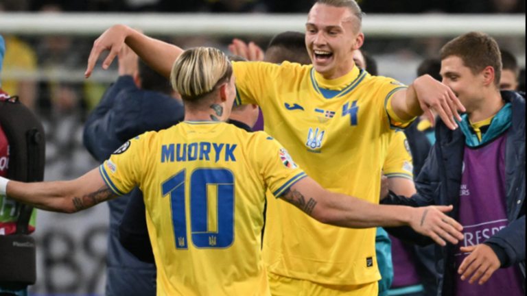 Максим Таловеров и Михаил Мудрик / Фото UEFA EURO 2024 Максим Таловеров и Михаил Мудрик / Фото UEFA EURO 2024