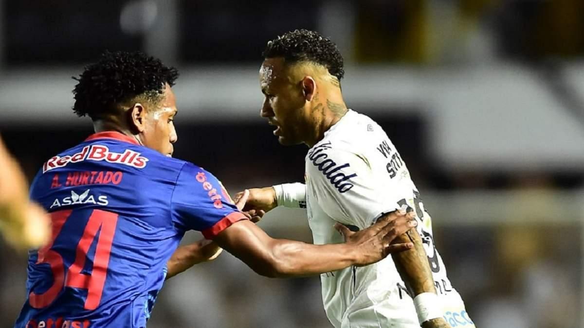 Неймар забил со штрафного / Фото Mauro Horita/Ag. Paulistão Неймар забил со штрафного / Фото Mauro Horita/Ag. Paulistão