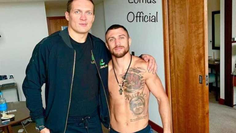 Олександр Усик й Василь Ломаченко / Фото з відкритих джерел Олександр Усик й Василь Ломаченко / Фото з відкритих джерел