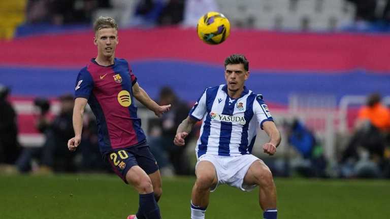 Барселона раздавила Реал Сосьедад / Фото EFE Барселона раздавила Реал Сосьедад / Фото EFE