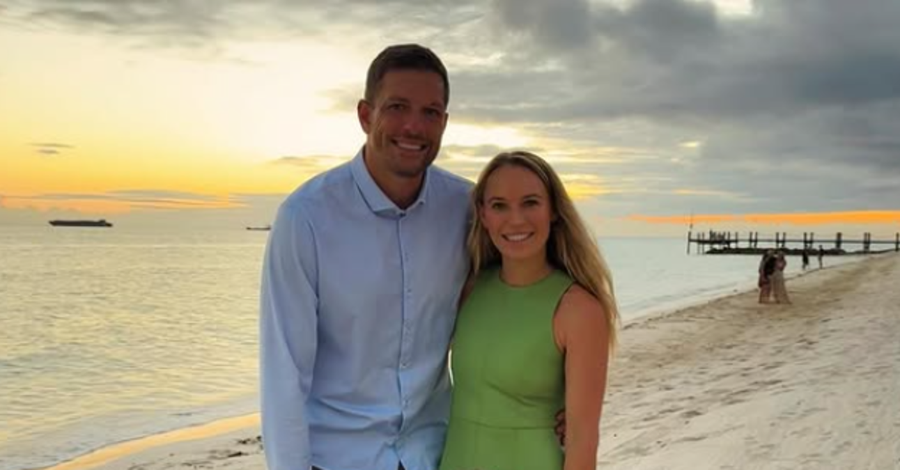 Каролін Возняцкі й Девід Лі / Фото в Instagram 