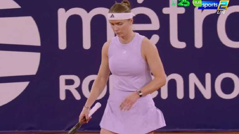 Элина Свитолина / Скриншот с трансляции Элина Свитолина / Скриншот с трансляции