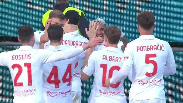 Фіорентина святкує другий гол / Скріншот Фіорентина святкує другий гол / Скріншот