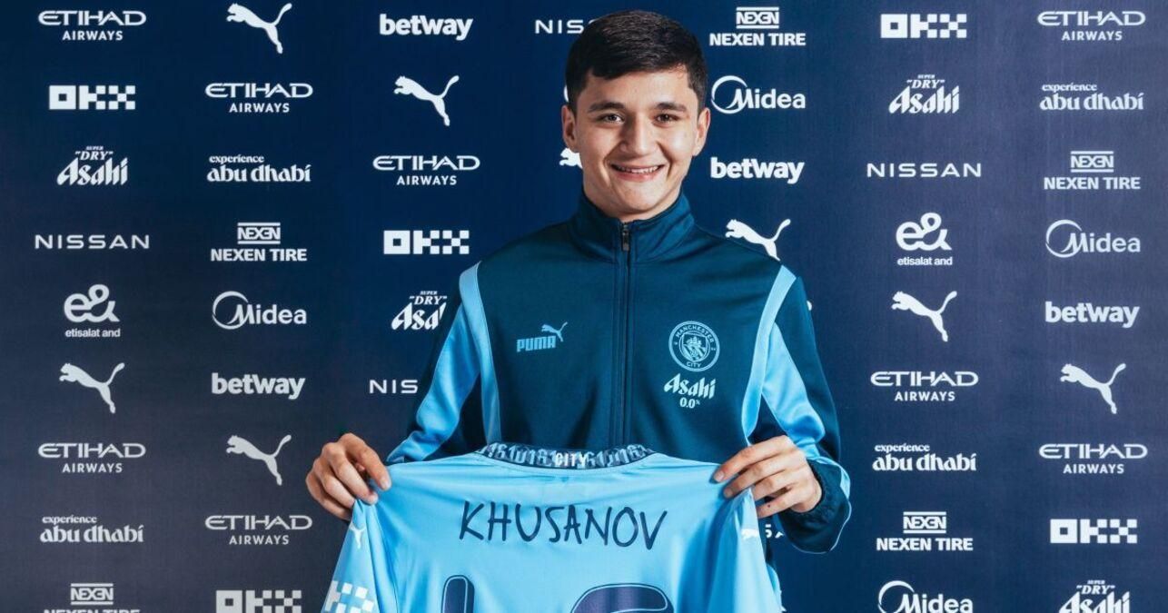 Абдукодір Хусанов / Фото: x.com/ManCity