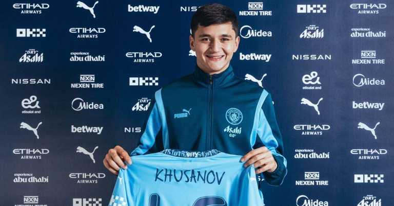 Абдукодир Хусанов / Фото: x.com/ManCity Абдукодир Хусанов / Фото: x.com/ManCity