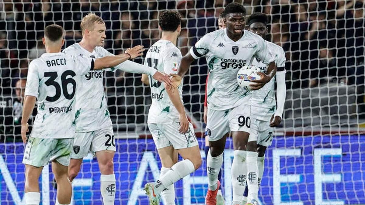 Гравці Емполі святкують гол / Фото ANSA