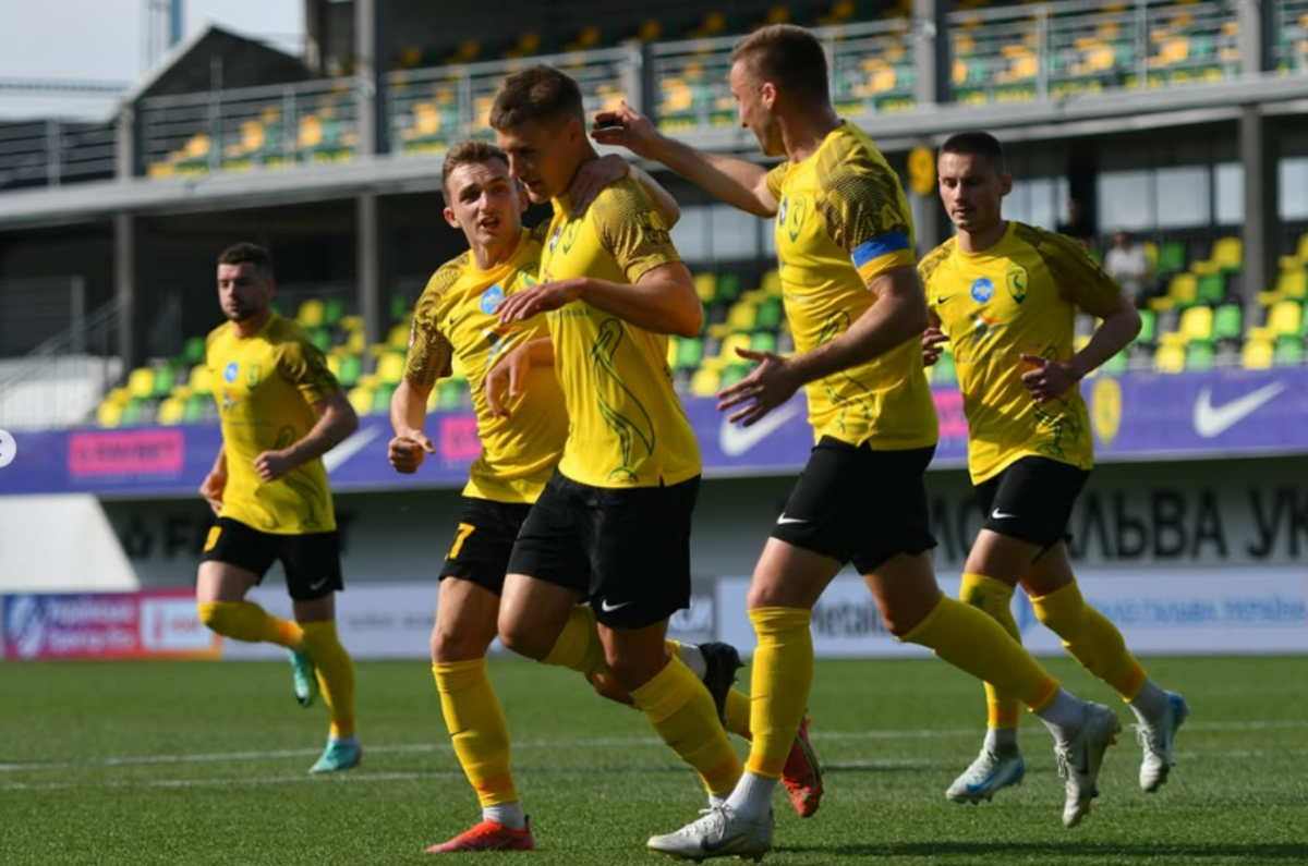 Гравці Лівого Берега відкрили рахунок у матчі проти Полісся  / фото з Instgram 