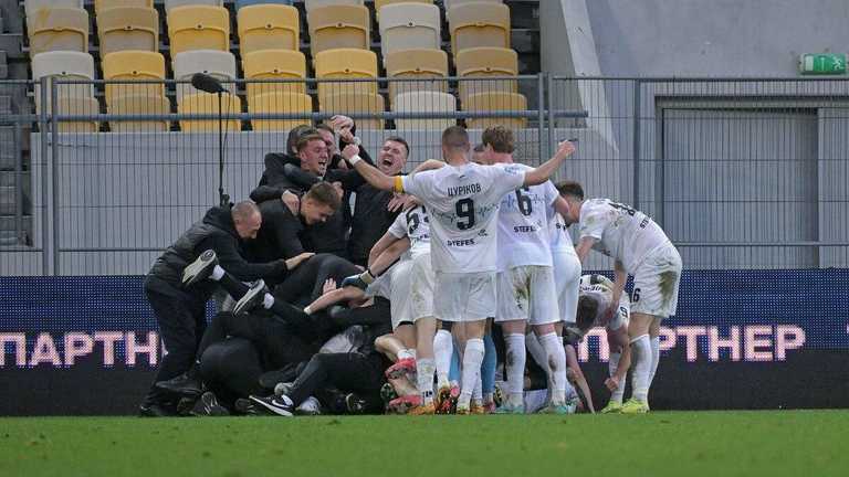 Емоції гравців Колоса в матчі з Шахтарем / Фото ФК Колос Емоції гравців Колоса в матчі з Шахтарем / Фото ФК Колос