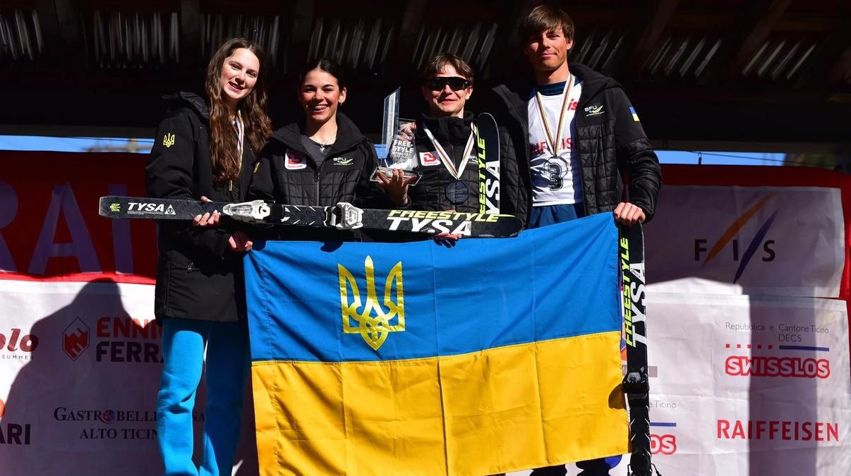 Збірна України з фристайлу / фото Ski Federation of Ukraine Збірна України з фристайлу / фото Ski Federation of Ukraine