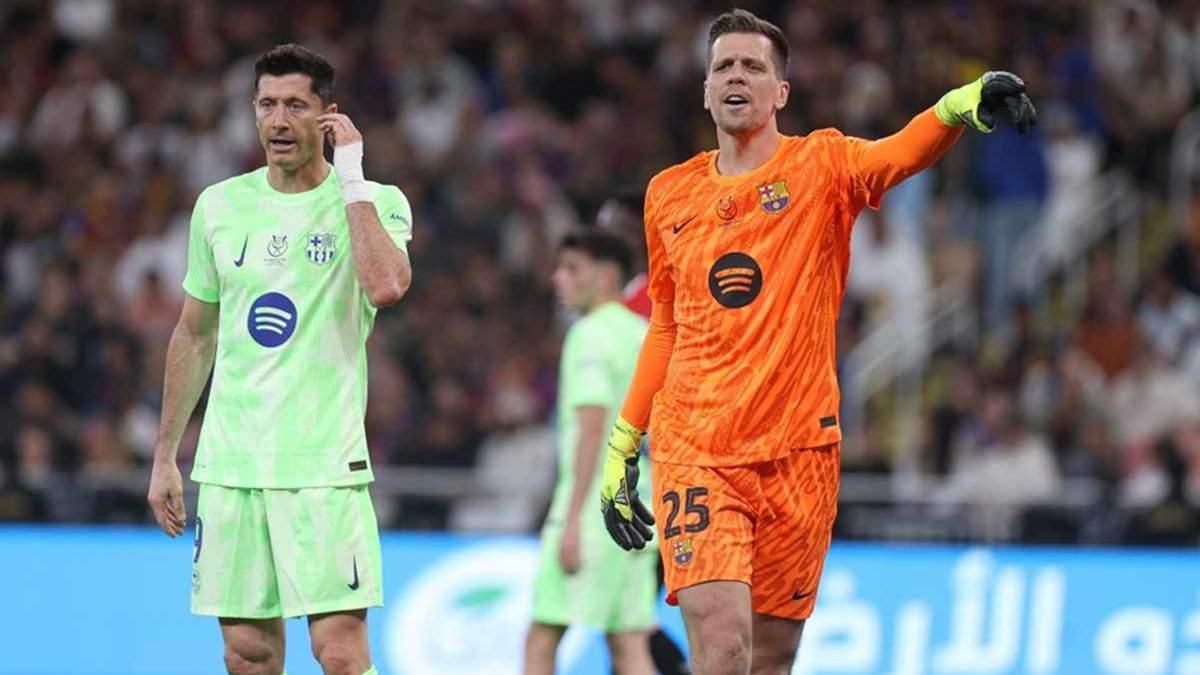 Роберт Лєвандовскі та Войцех Щенсни / Фото Szymon Gorski / PressFocus /NEWSPIX.PL Роберт Лєвандовскі та Войцех Щенсни / Фото Szymon Gorski / PressFocus /NEWSPIX.PL